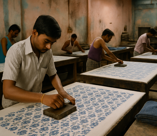 Hand Block Printed Bedding: Sleep in Artisanal Comfort with Baseraa