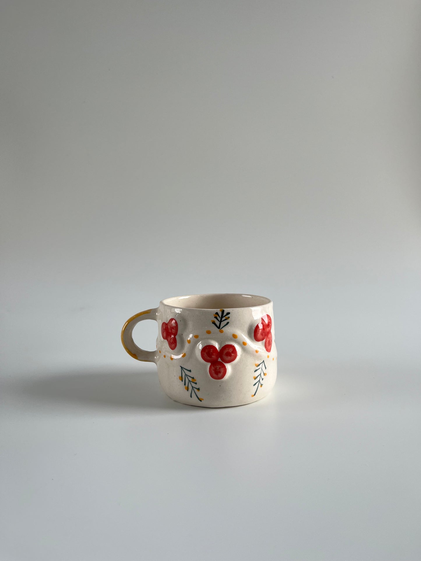 Crimson Blossom Mug
