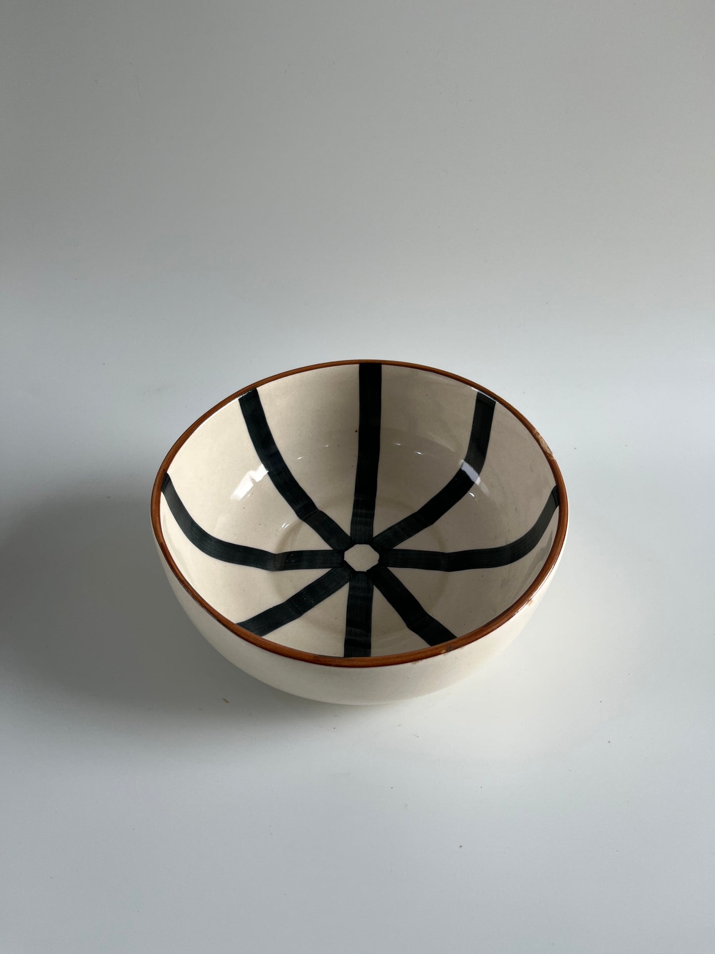 Intersecting Stripes Bowl