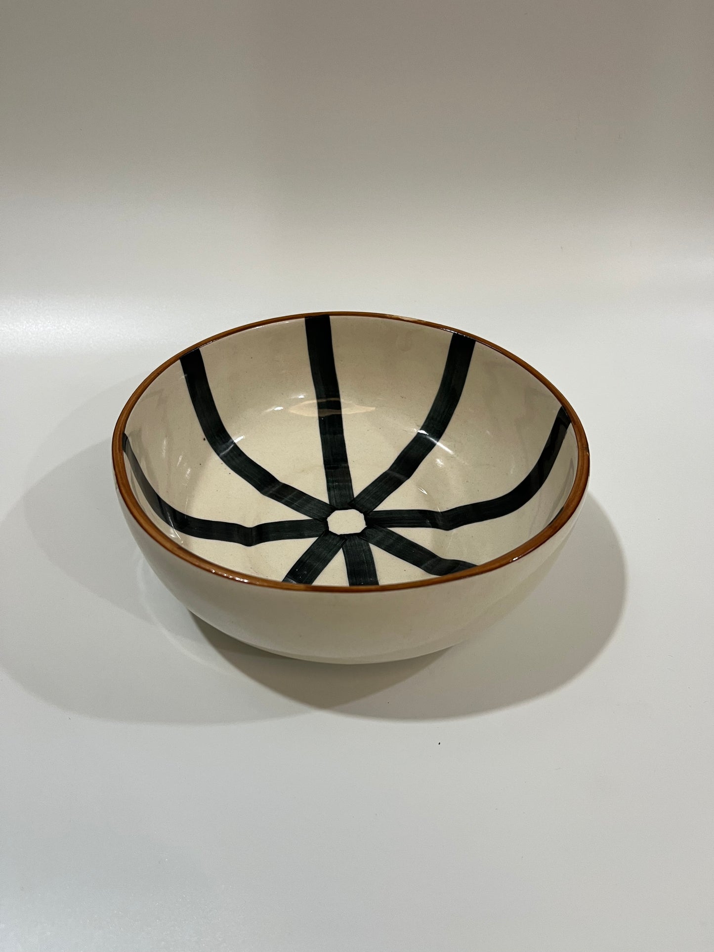 Intersecting Stripes Bowl