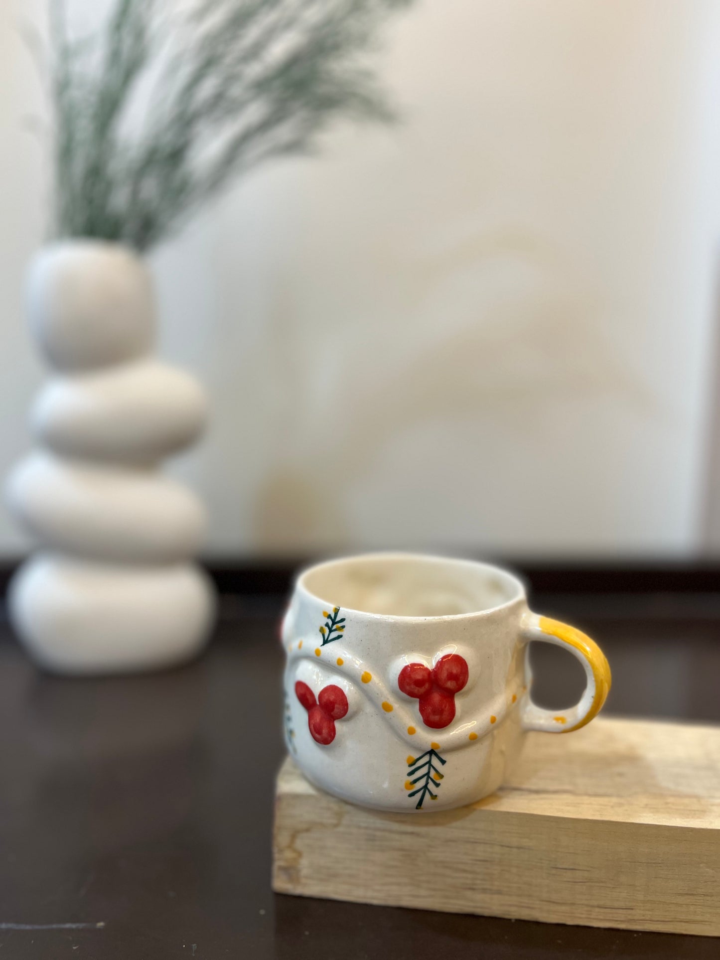 Crimson Blossom Mug