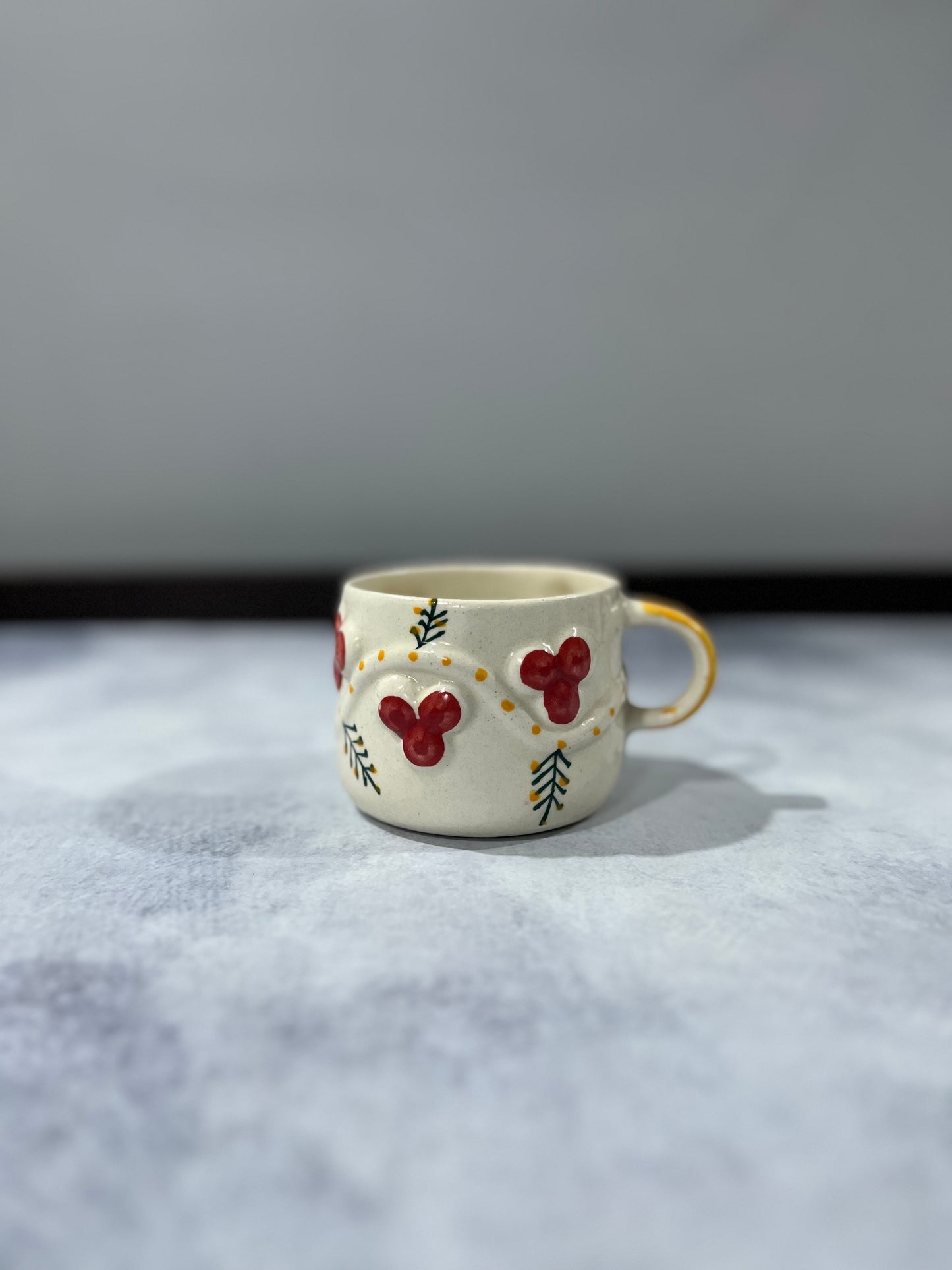 Crimson Blossom Mug