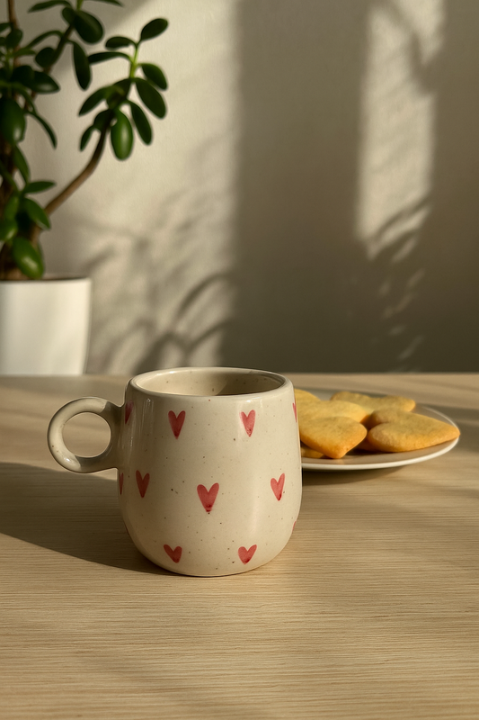 Pink Heart Mug