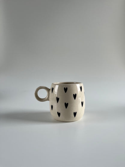 Black Heart Mug