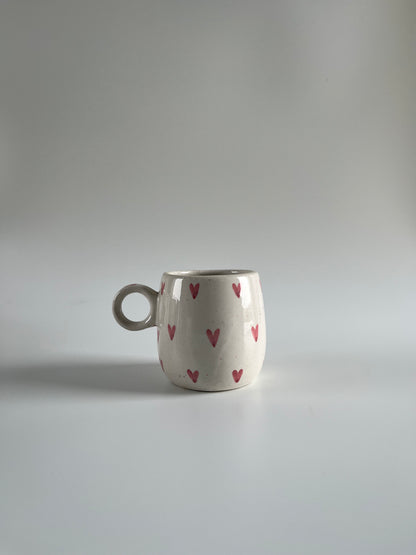Pink Heart Mug