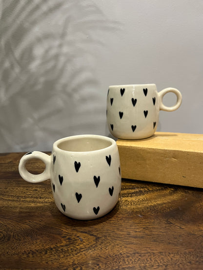 Black Heart Mug