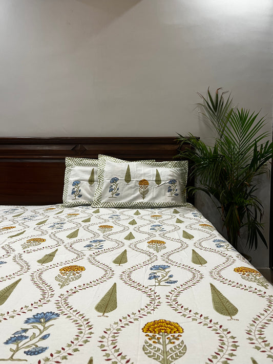 Soot & Saaj Bedsheet