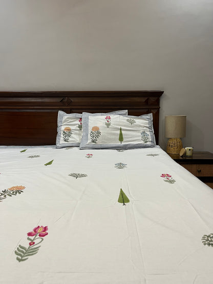 Neel Katha Bedsheet