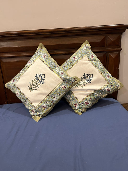 Baag-e-Gul Cushion Cover